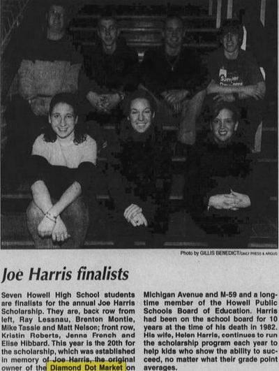 Diamond Dot Market - June 2003 Article On Joe Harris (newer photo)